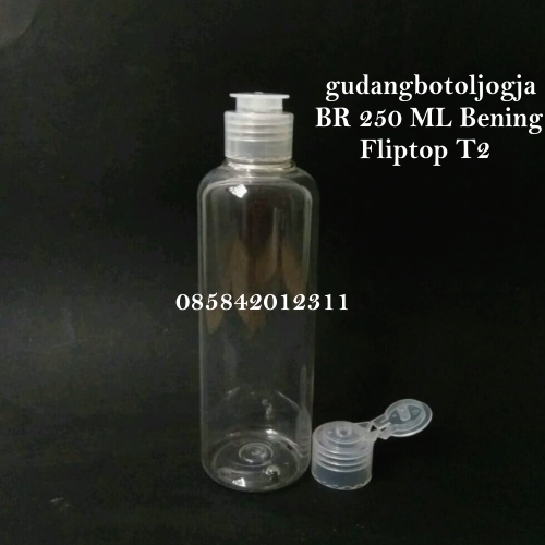 Botol BR 250 ML Bening Fliptop T2