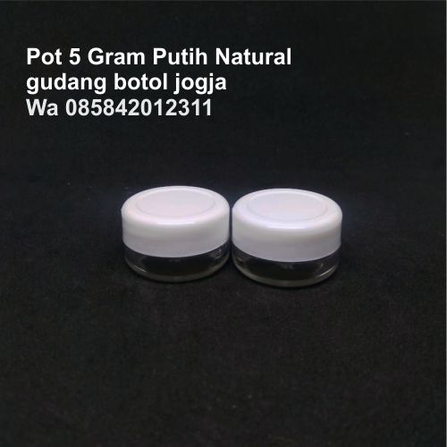 Pot 5 Gram Putih Natural