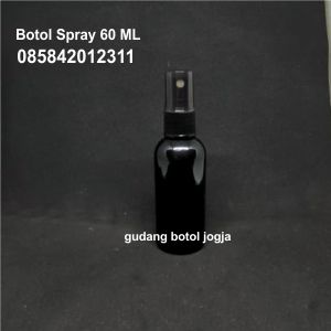 Botol Br 60 ML Hitam Spray